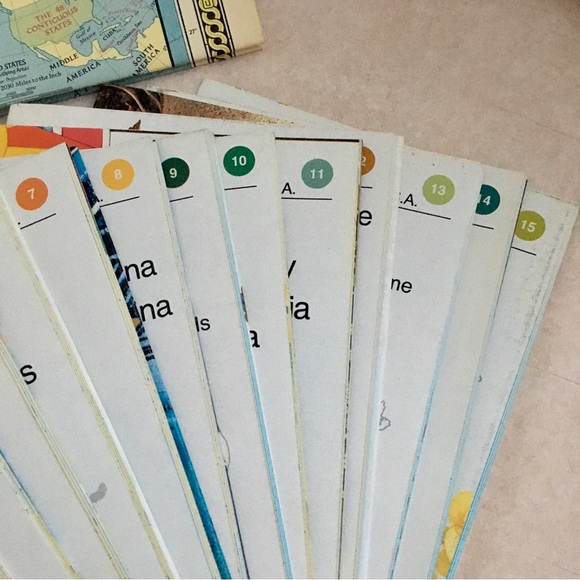 SOLD Vintage 1978 National Geographic Close-Up USA Complete Kit | 16 Maps Total - Picture 5 of 8